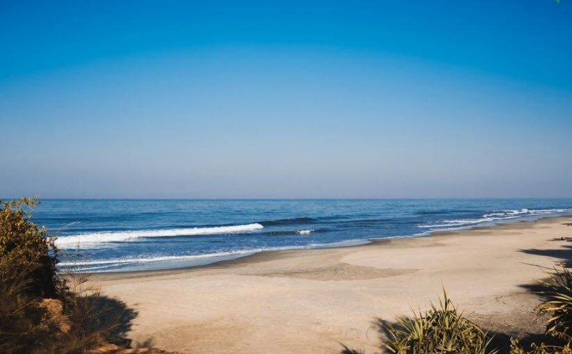 Morjim Beach Road, Goa, India